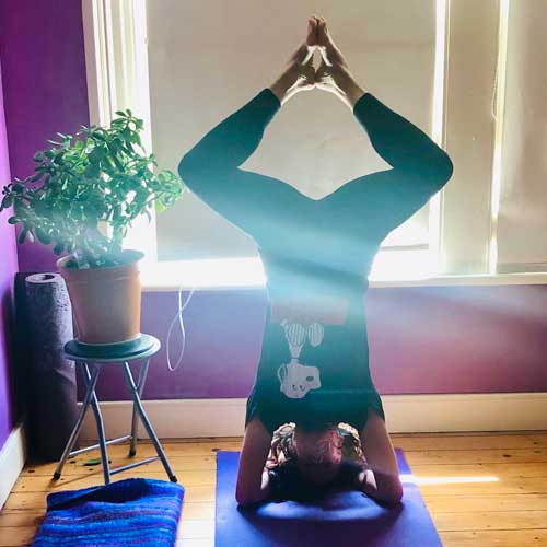 Practising Hatha Flow Yoga
